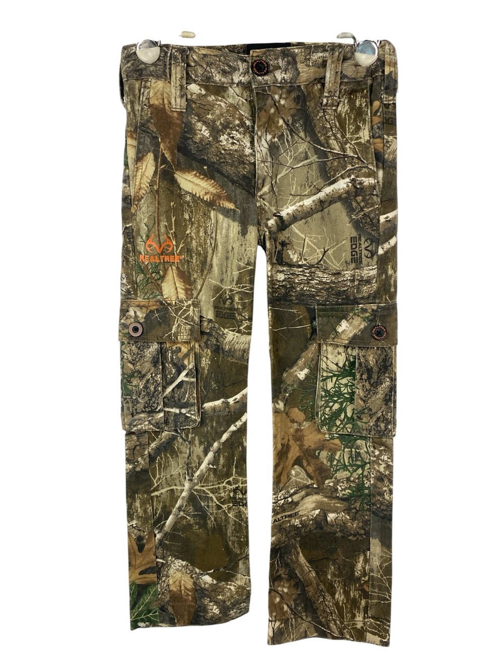 Realtree Camouflage Cargo Pants in Brown and Green Boys 6/7- Small